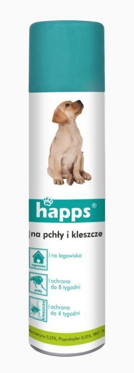 new Happs Spray Na Pchły I Kleszcze 250ml rodenticide