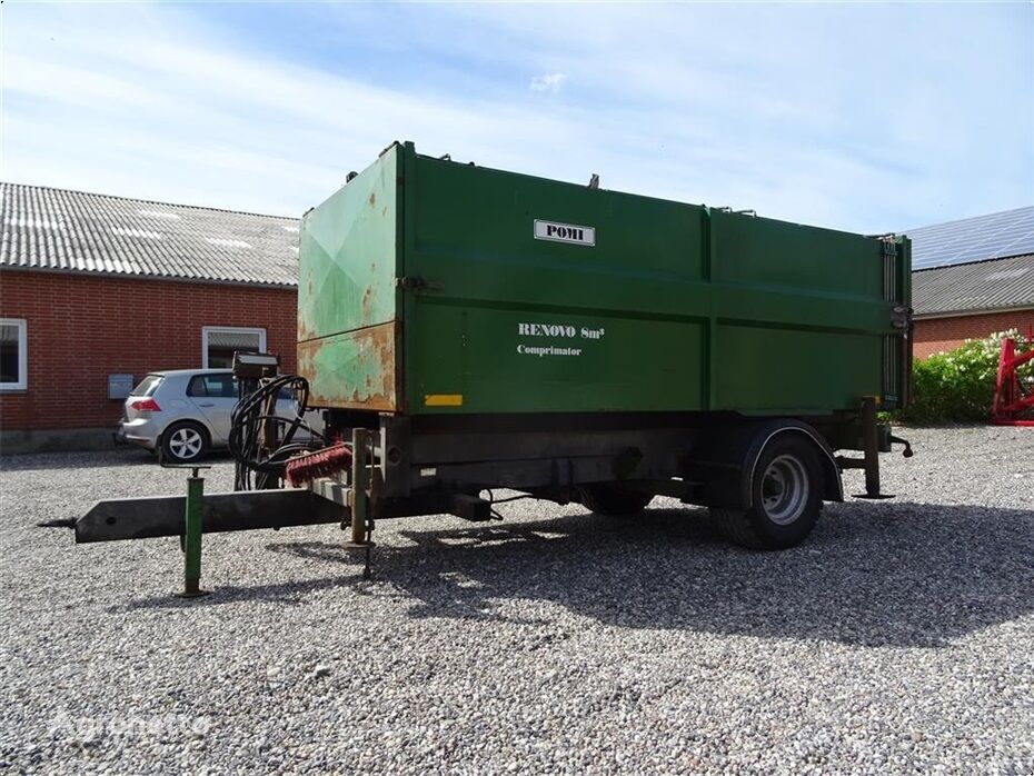 Pomi Renovo 8m3 med komprimator tractor trailer